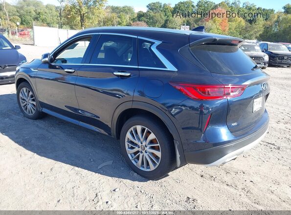 3PCAJ5BB4SF107330 2025 INFINITI QX50 Black Trasero izquierdo