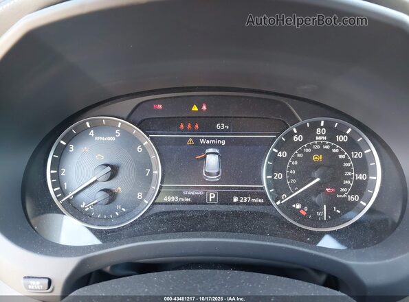 3PCAJ5BB4SF107330 2025 INFINITI QX50 Black Vista de los asientos traseros