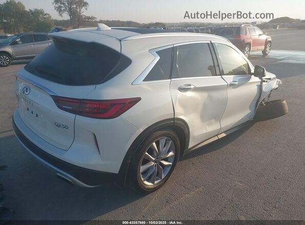 3PCAJ5BB6NF106393 2022 INFINITI QX50 White Rear right
