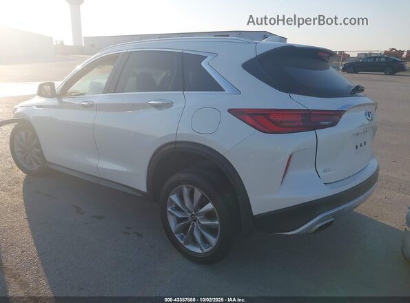 3PCAJ5BB6NF106393 2022 INFINITI QX50 White Rear left