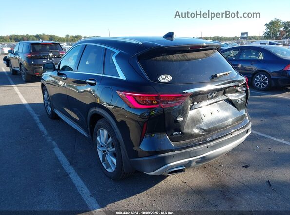 3PCAJ5BB9NF105948 2022 INFINITI QX50 Black Задня ліва чверть