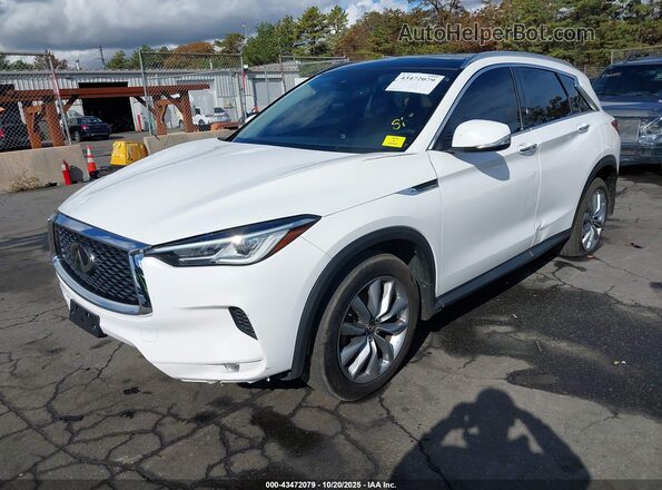 3PCAJ5BBXMF127293 2021 INFINITI QX50 White Front left