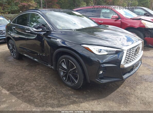 3PCAJ5J31NF102617 2022 INFINITI QX55 Черный Передняя правая четверть
