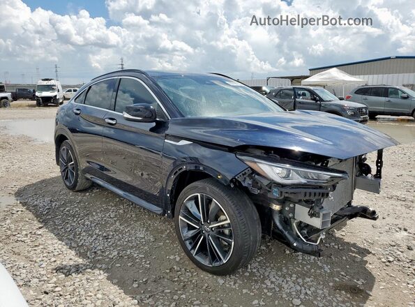 3PCAJ5JR4SF102675 2025 INFINITI QX55 Синий Передняя правая четверть