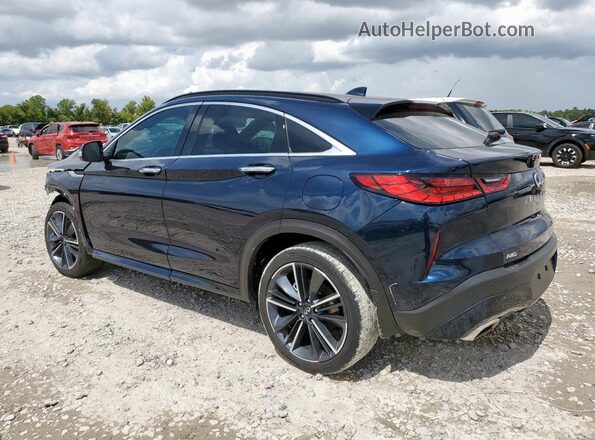 3PCAJ5JR4SF102675 2025 INFINITI QX55 Синий Задняя левая четверть