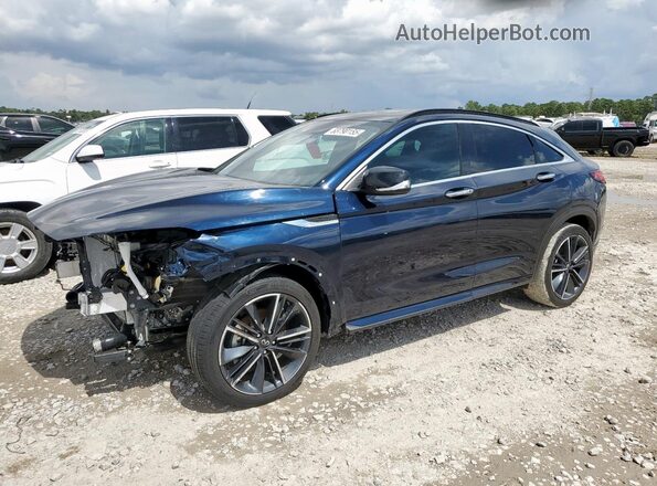 3PCAJ5JR4SF102675 2025 INFINITI QX55 Синий Передняя левая четверть