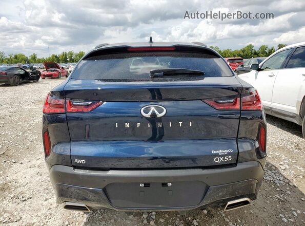 3PCAJ5JR4SF102675 2025 INFINITI QX55 Синий Вид сзади