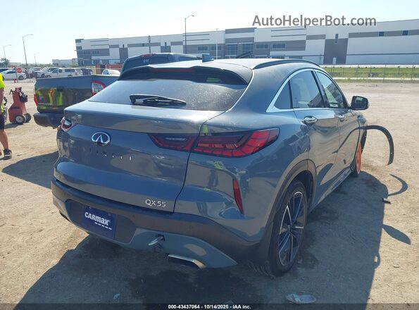 3PCAJ5K39NF100998 2022 INFINITI QX55 Pewter Задняя правая четверть
