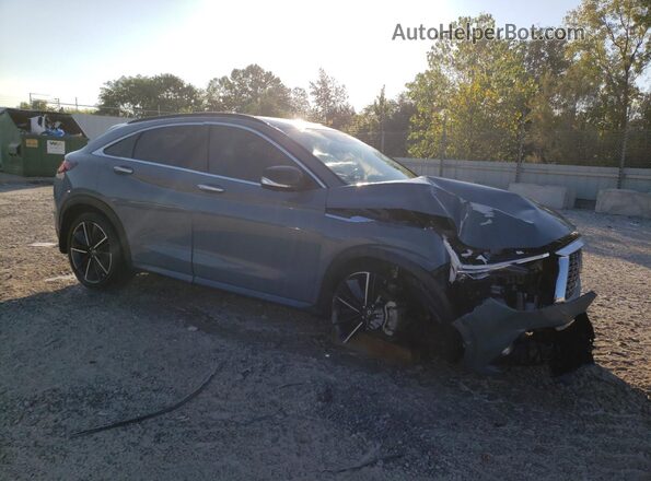 3PCAJ5L32NF113798 2022 INFINITI QX55 Turquoise Front right