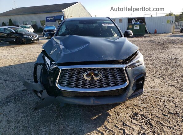 3PCAJ5L32NF113798 2022 INFINITI QX55 Turquoise Front view