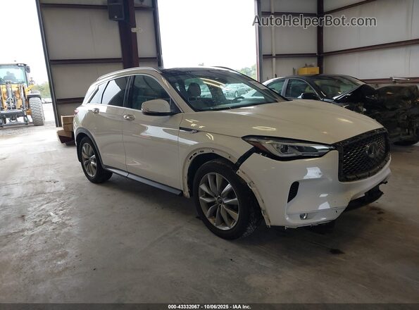 3PCAJ5M30LF112452 2020 INFINITI QX50 Белый Передняя правая четверть