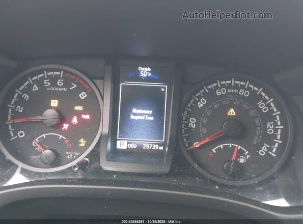 3TMCZ5AN2PM599744 2023 TOYOTA TACOMA Белый Вид задних сидений