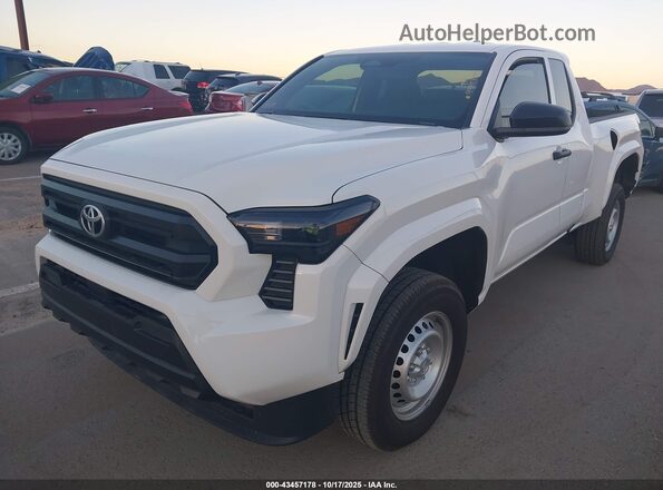 3TYJDAKN7ST020337 2025 TOYOTA TACOMA Белый Передняя левая четверть