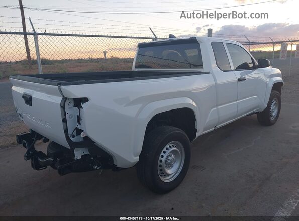 3TYJDAKN7ST020337 2025 TOYOTA TACOMA Белый Задняя правая четверть