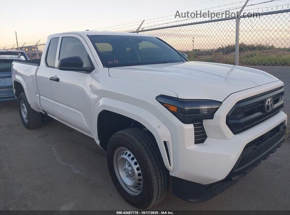 3TYJDAKN7ST020337 2025 TOYOTA TACOMA Белый Передняя правая четверть