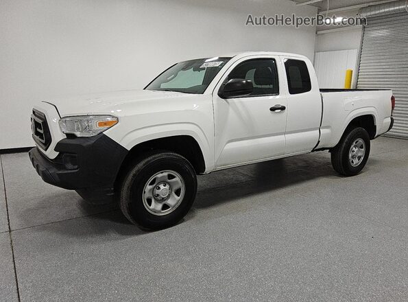 3TYRX5GN5MT022228 2021 TOYOTA TACOMA White Առջևի ձախ երեք քառորդ տեսարան