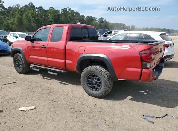 3TYRX5GN7LT001704 2020 TOYOTA TACOMA Красный Задняя левая четверть