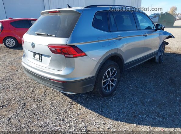 3VV1B7AX6MM099110 2021 VOLKSWAGEN TIGUAN Серебряный Задняя правая четверть