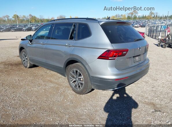 3VV1B7AX6MM099110 2021 VOLKSWAGEN TIGUAN Серебряный Задняя левая четверть