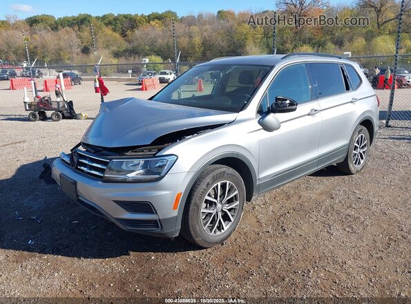 3VV1B7AX6MM099110 2021 VOLKSWAGEN TIGUAN Серебряный Передняя левая четверть