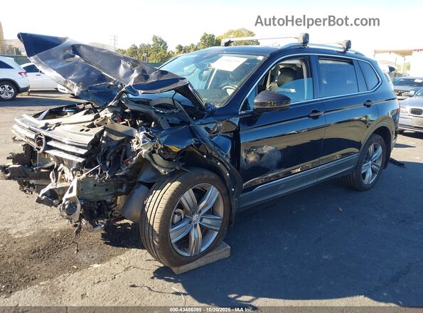 3VV2B7AX1MM075768 2021 VOLKSWAGEN TIGUAN Черный Передняя левая четверть