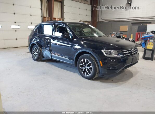 3VV2B7AX4MM030369 2021 VOLKSWAGEN TIGUAN Черный Передняя правая четверть