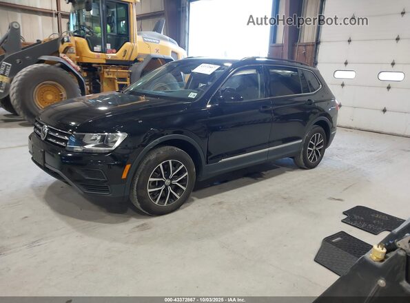 3VV2B7AX4MM030369 2021 VOLKSWAGEN TIGUAN Черный Передняя левая четверть