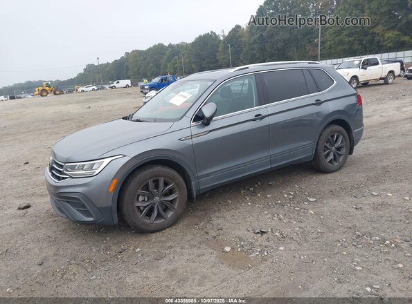 3VV3B7AX2NM058595 2022 VOLKSWAGEN TIGUAN Серый Передняя левая четверть