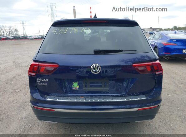 3VV3B7AX5MM019689 2021 VOLKSWAGEN TIGUAN Синий 
