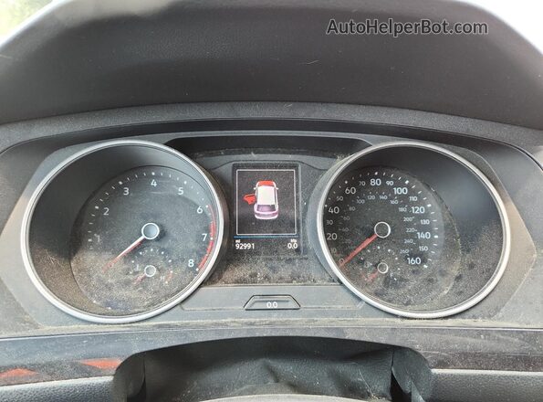 3VV3B7AX8LM097785 2020 VOLKSWAGEN TIGUAN Gray Widok naklejki z numerem VIN