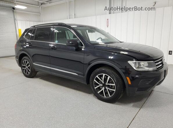 3VV3B7AX8MM025521 2021 VOLKSWAGEN TIGUAN Black წინა მარჯვენა