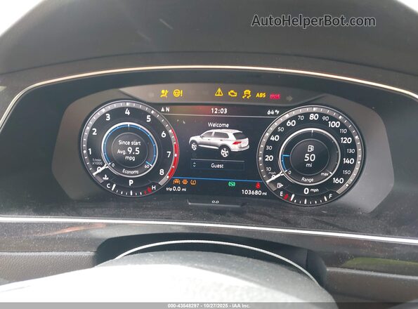 3VV4B7AX7KM065008 2019 VOLKSWAGEN TIGUAN White Widok tylnych siedzeń