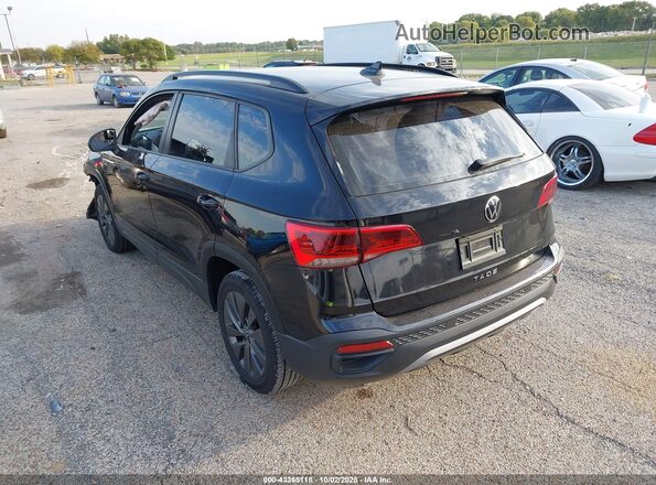 3VVCX7B23PM355527 2023 VOLKSWAGEN TAOS Черный Задняя левая четверть
