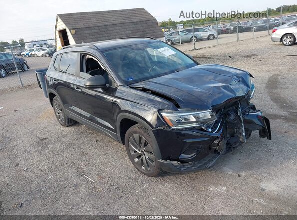 3VVCX7B23PM355527 2023 VOLKSWAGEN TAOS Черный Передняя правая четверть