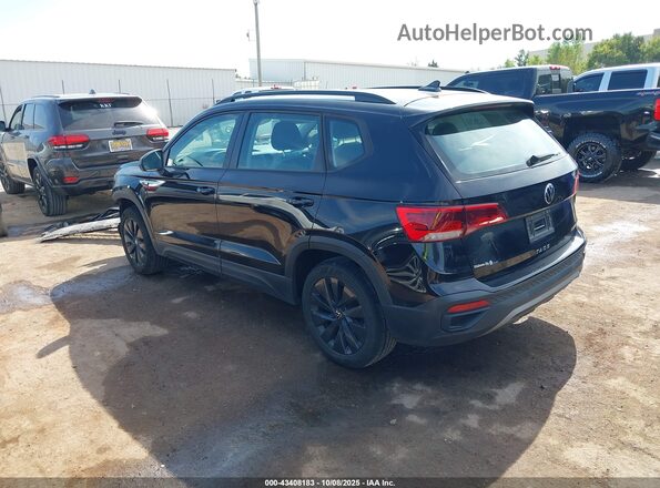 3VVCX7B27PM372623 2023 VOLKSWAGEN TAOS Черный Задняя левая четверть