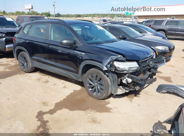 3VVCX7B27PM372623 2023 VOLKSWAGEN TAOS Черный Передняя правая четверть