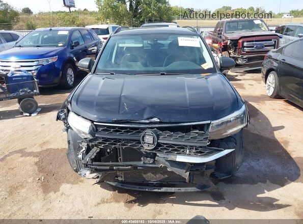 3VVCX7B27PM372623 2023 VOLKSWAGEN TAOS Черный Вид задней части салона