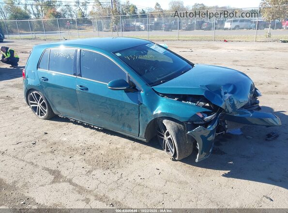3VW547AU5JM266159 2018 VOLKSWAGEN GOLF Зеленый Передняя правая четверть