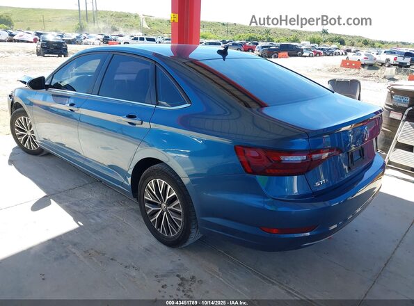 3VWC57BU0MM038044 2021 VOLKSWAGEN JETTA Синий Задняя левая четверть