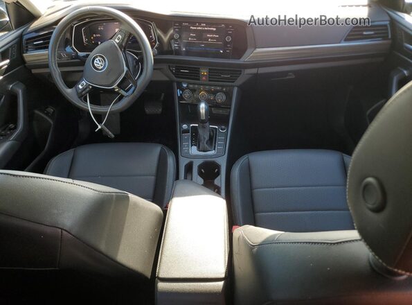 3VWE57BU4MM100845 2021 VOLKSWAGEN JETTA Black Առջևի վահանակի տեսք