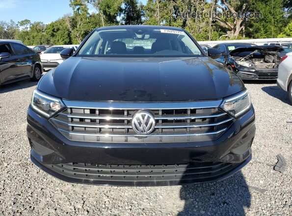 3VWE57BU4MM100845 2021 VOLKSWAGEN JETTA Black Դիմացի տեսք
