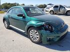 2017 Volkswagen Beetle 1.8t Зеленый vin: 3VWF17AT6HM624285