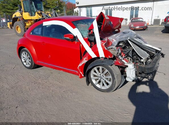 3VWFD7AT7JM706409 2018 VOLKSWAGEN BEETLE Оранжевый Передняя правая четверть