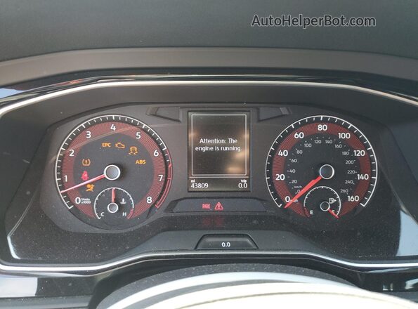3VWN57BU3MM084525 2021 VOLKSWAGEN JETTA Black Instrument cluster view