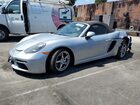 2017 Porsche Boxster Silver vin: WP0CA2A80HS220216