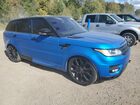 2016 Land Rover Range Rover Sport Sc Синий vin: SALWR2EF8GA559432