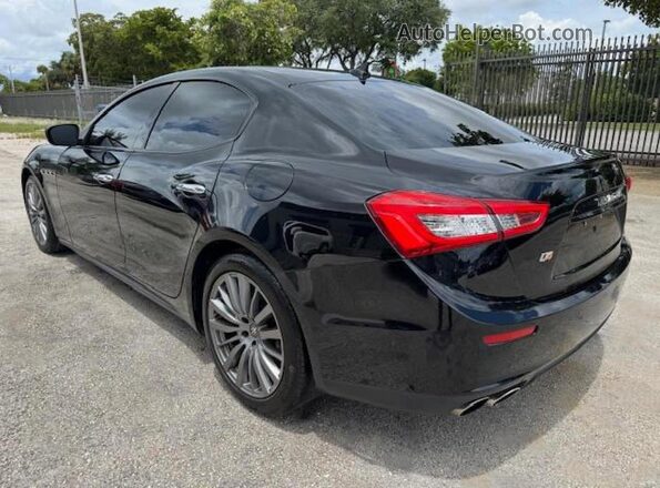 ZAM57RSA3H1206281 2017 MASERATI GHIBLI Black Tył prawy