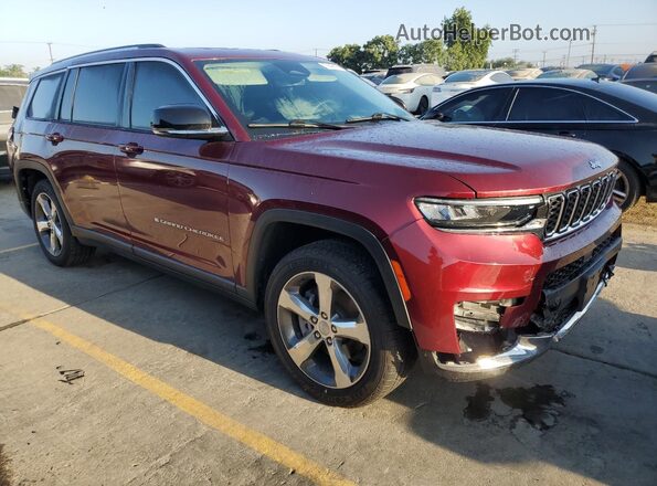 1C4RJKBG8N8506386 2022 JEEP GRAND Красный Вид спереди