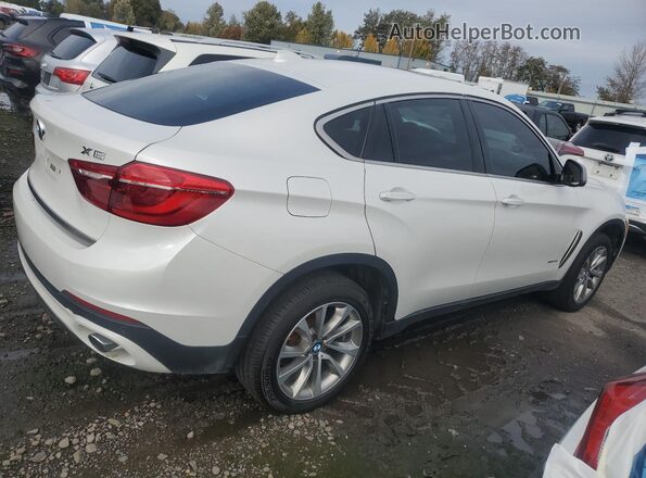 5UXKU2C55H0N85426 2017 BMW X6 Белый Передняя правая четверть