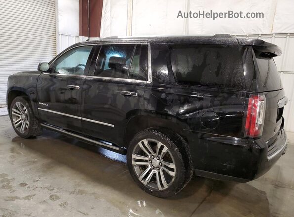 1GKS2CKJ9JR274938 2018 GMC YUKON Черный Задняя правая четверть